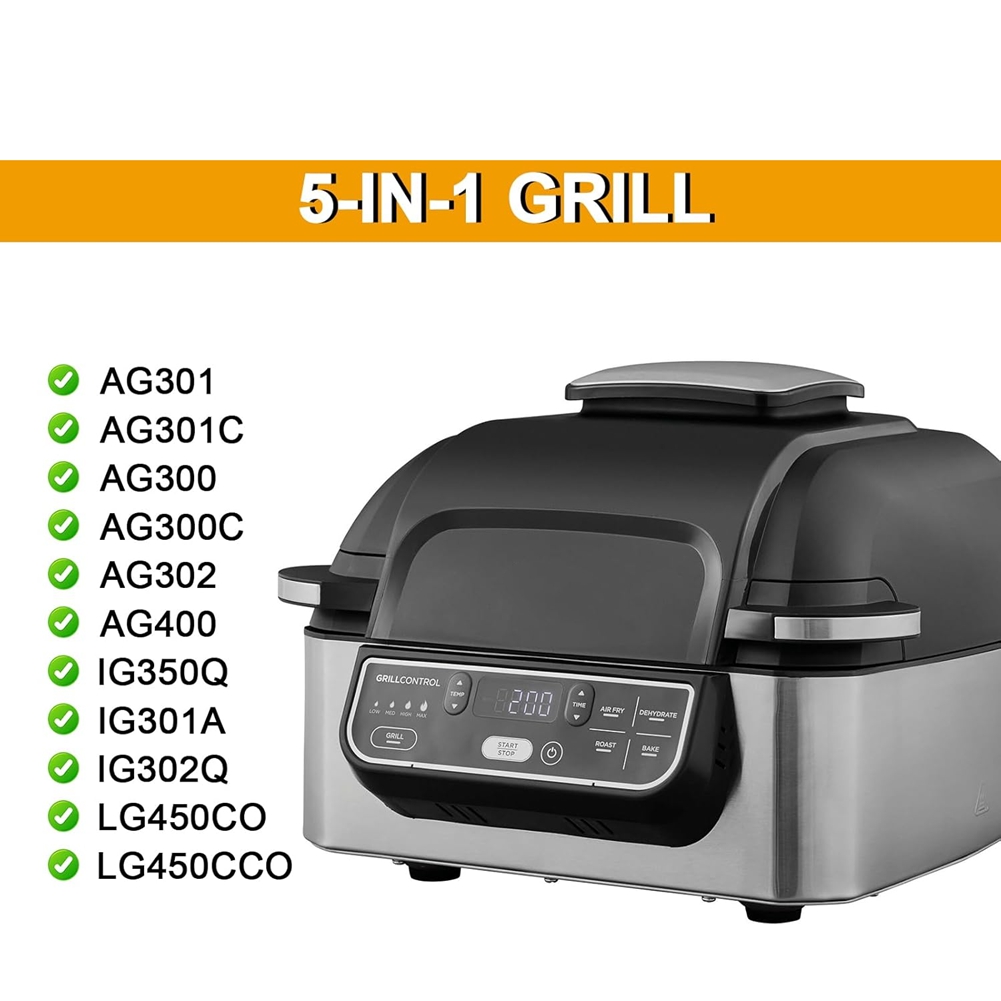 Ninja Air Fryer Af101 - M02K-واقي من الفولاذ المقاوم للصدأ وشبكة