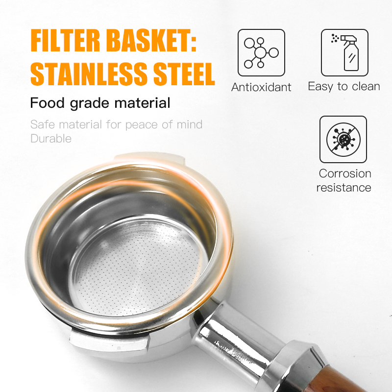 حامل فلتر قهوة بدون قاع مقاس 5 - مراجعة Portafilter 58Mm وسعره