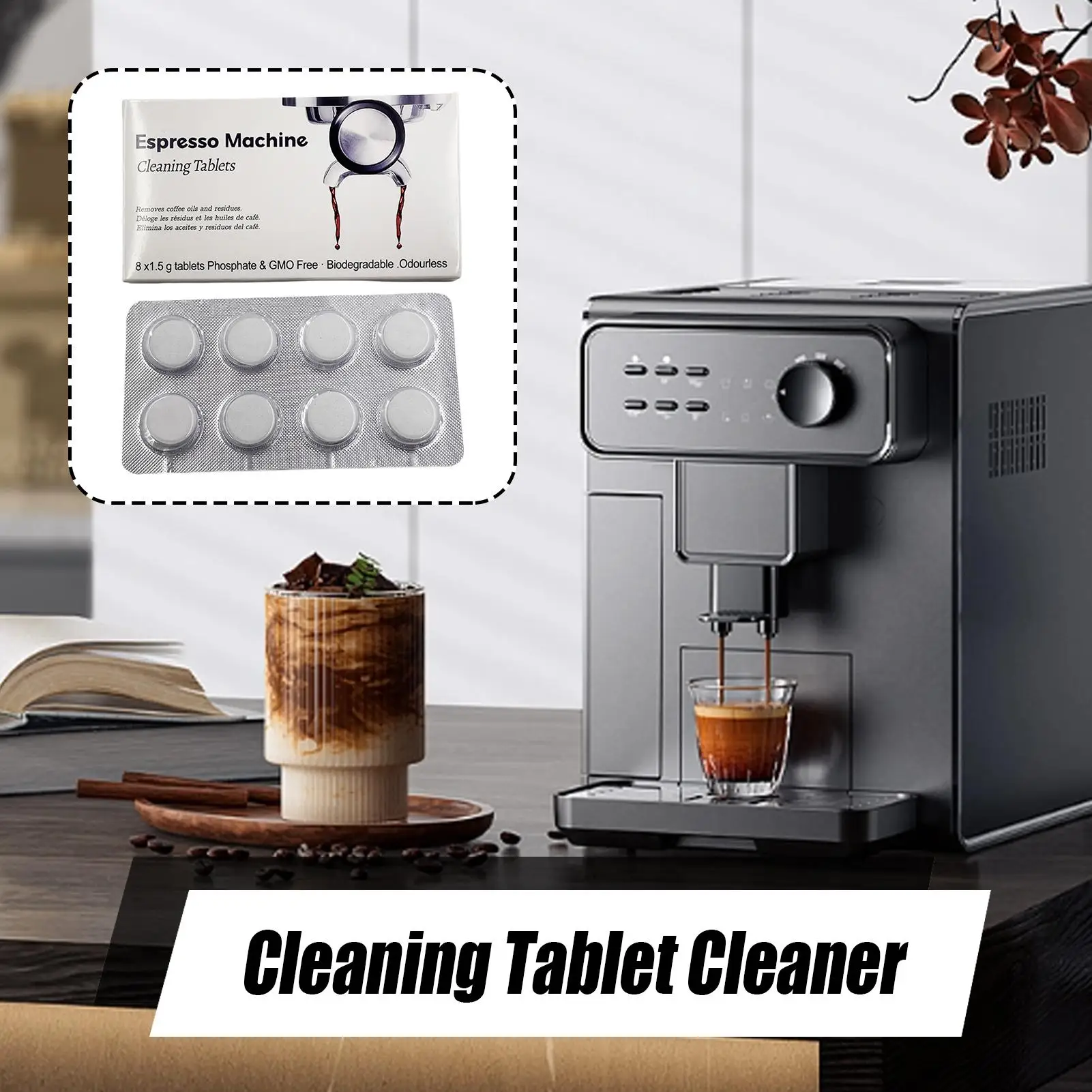 أقراص تنظيف ماكينة الإسبريسو،  - مراجعة Backflush Tablet Cleaner وسعره