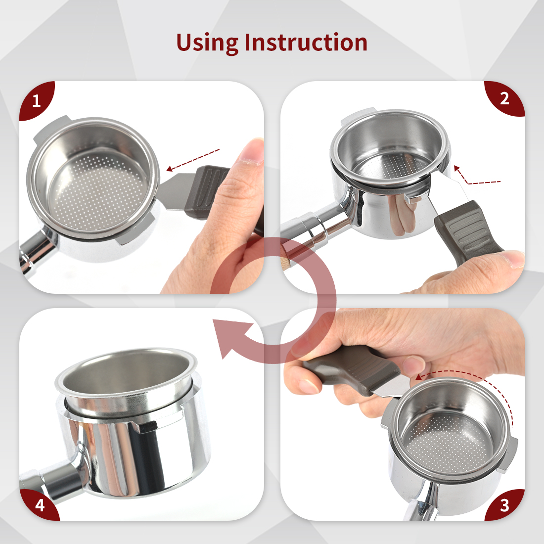 اسبريسو القهوة Portafilter سلة - مراجعة Portafilter 58Mm وسعره