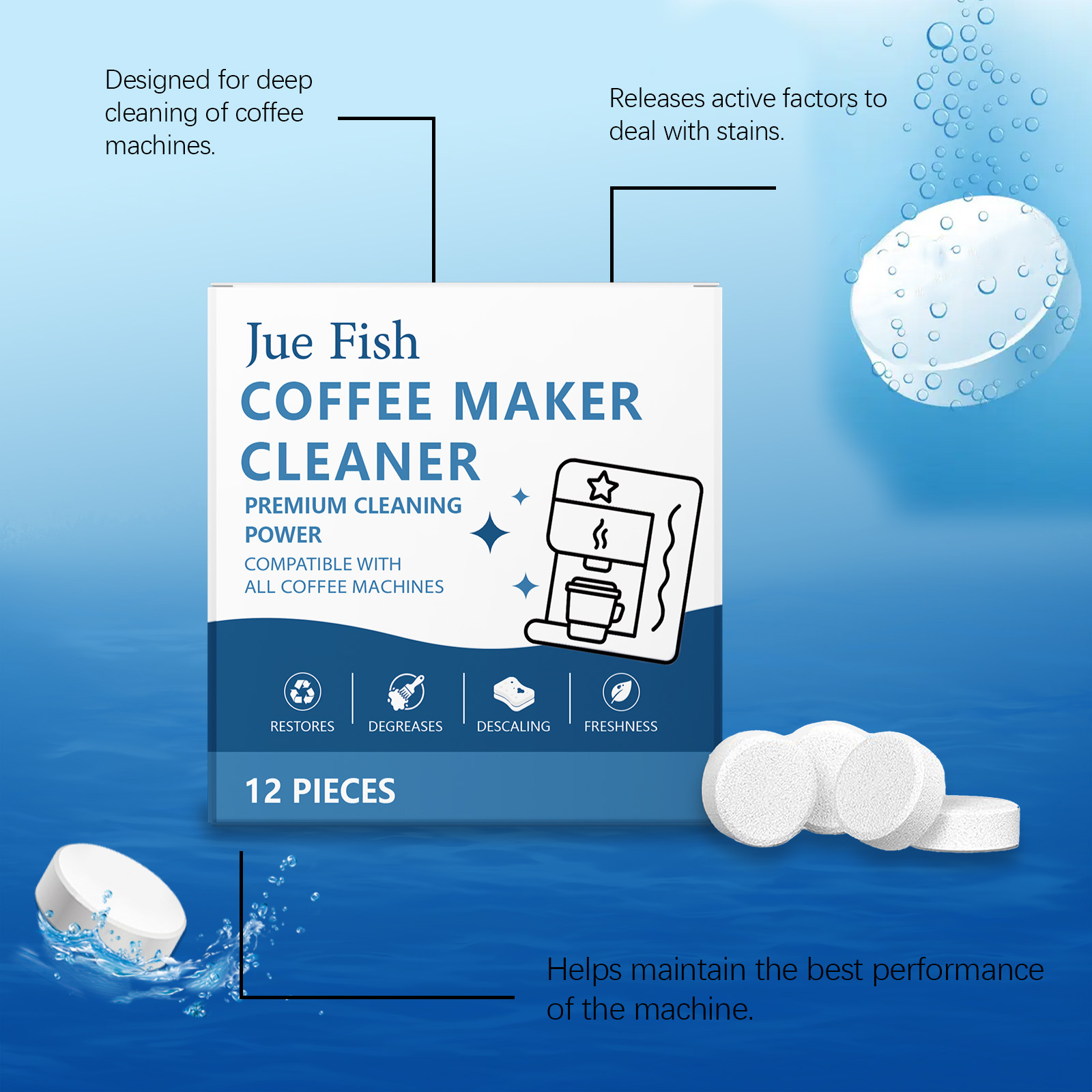 أقراص تنظيف ماكينة القهوة، فعا - مراجعة Backflush Tablet Cleaner وسعره