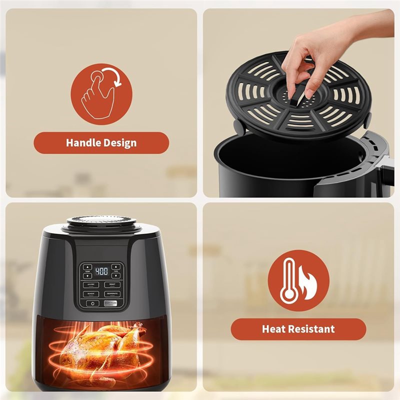 لوحة تقطيع بديلة للقلاية الهوا - مراجعة Ninja Air Fryer Af101 وسعره