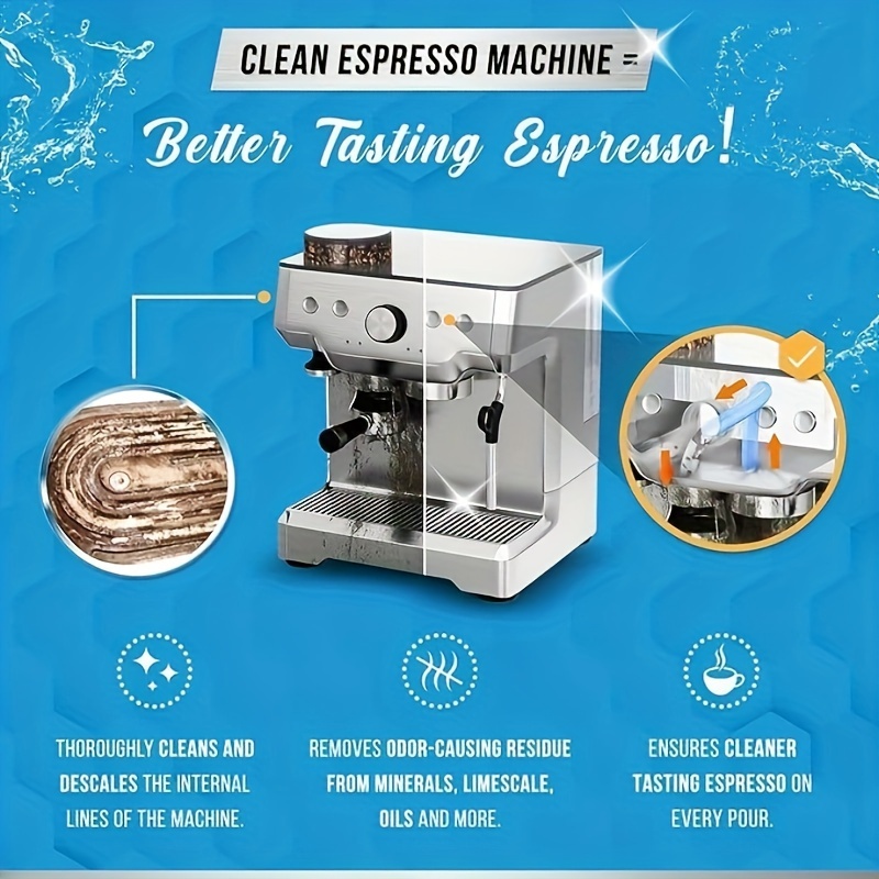 أقراص تنظيف ماكينة الإسبريسو،  - مراجعة Backflush Tablet Cleaner وسعره